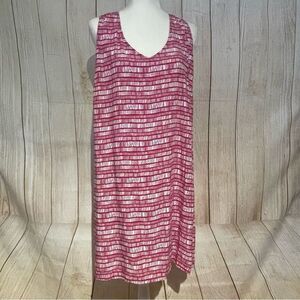 Old Navy fuschia pink twist back sleeveless summer dress womens SizeXL Preowned